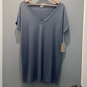 Aritzia Wilfred Free V-Neck T-shirt Dress